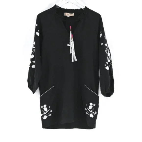 dolan t shirt dress Ivanhoe Embroider Tunic Dress by Dolan